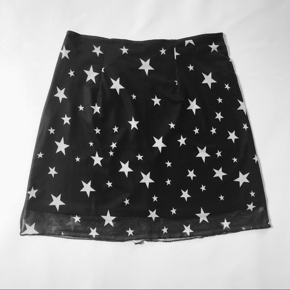Mesh Star Skirt